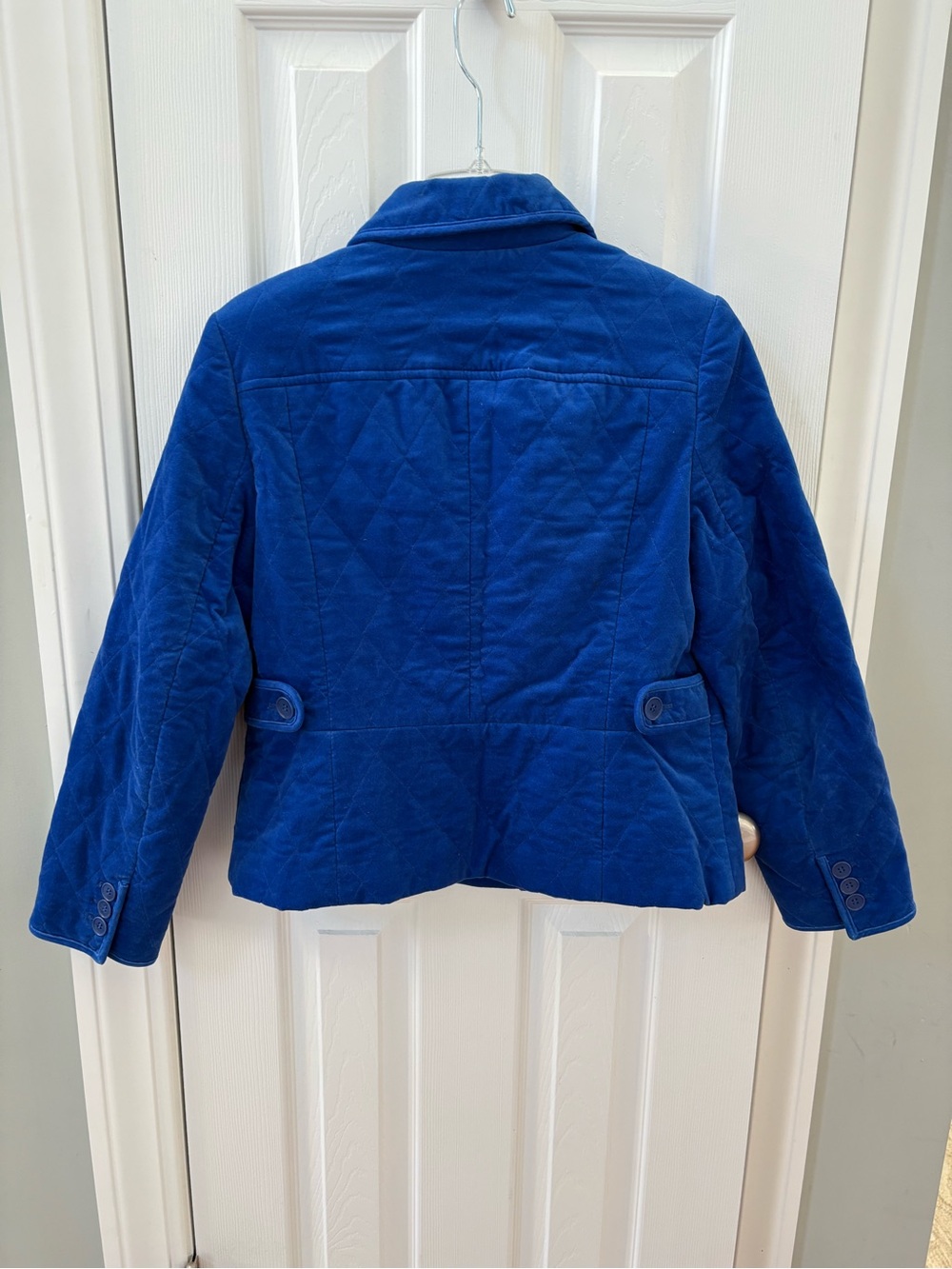 Talbots Quilted Blue Jacket - Picture 3 of 4
